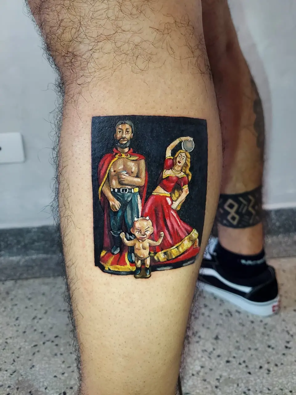 Tatuagem Exu Pombogira Pombagira Portrait Imagem em Mogi das Cruzes por Cris Verbena